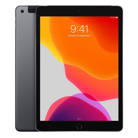 Apple iPad 7 (10.2") Wi-Fi + Cellular 128GB Black – Refurbished (Grade A, Model A2198)