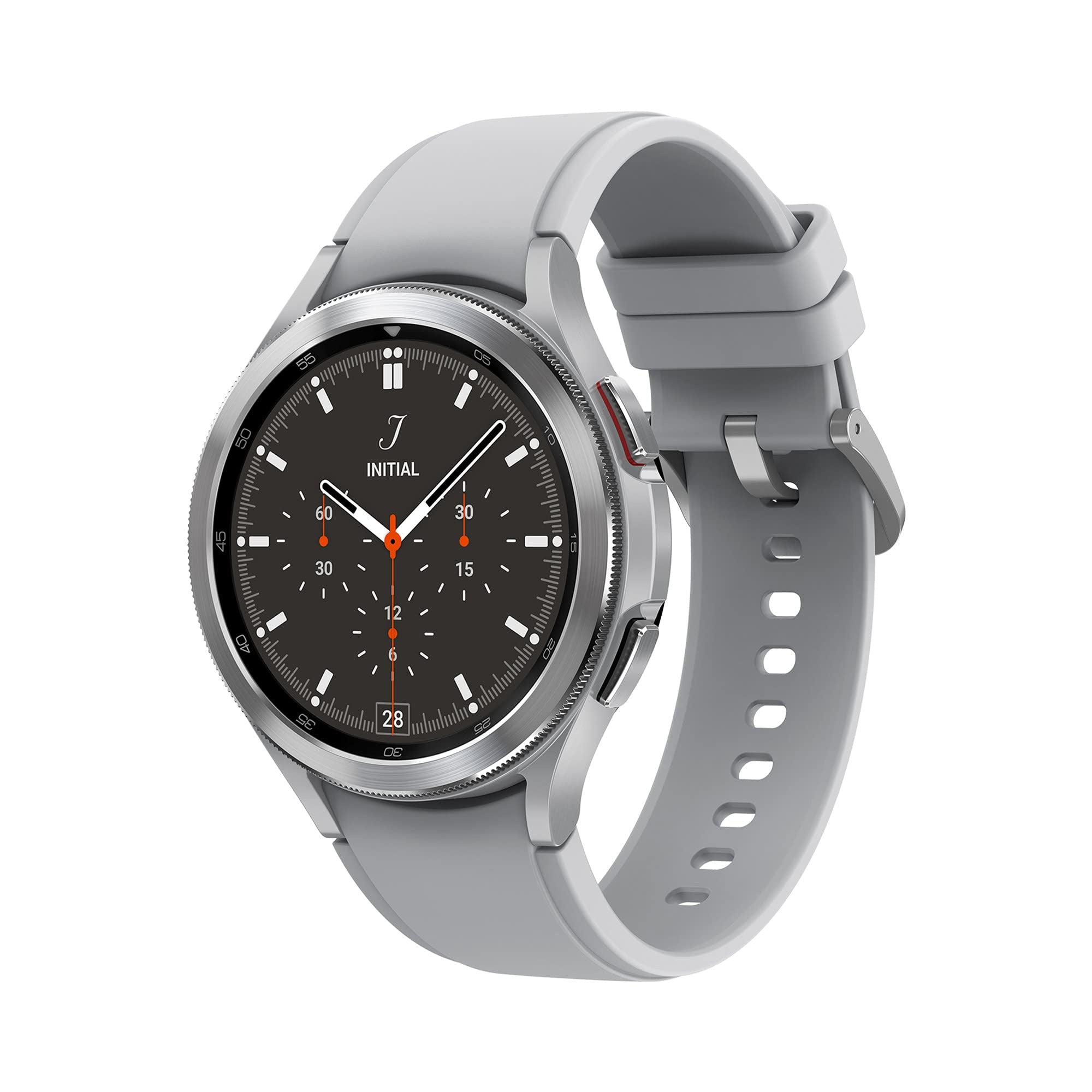 Samsung Galaxy Watch4 Classic (46mm, Bluetooth + Wi-Fi + LTE) – Silver – Grade B – Pre-Loved