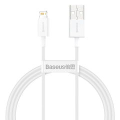 Baseus Superior Series Fast Charging Data Cable USB to iP 2.4A 1.5M WHITE