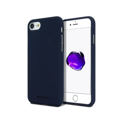 Mercury Soft Feeling Jelly Cover Case for iPhone 7 Plus 8 Plus (BLUE)