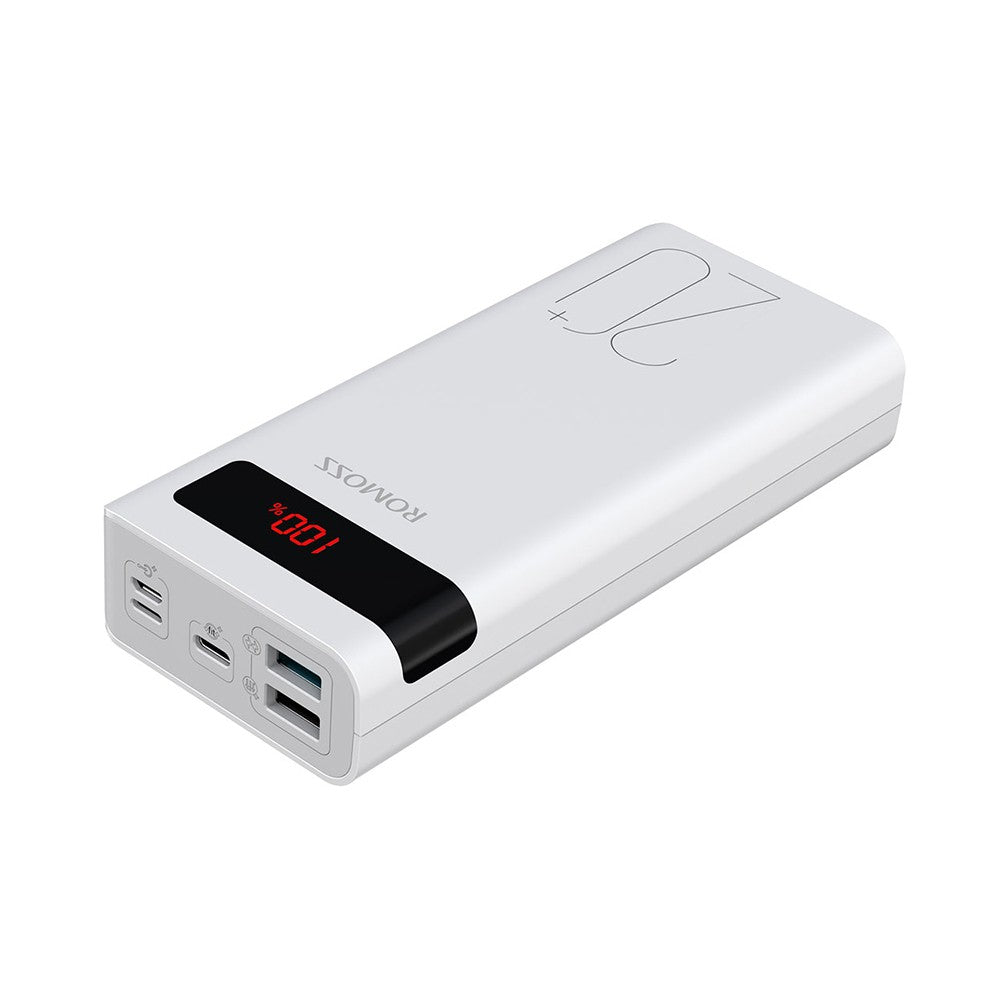 Romoss Sense 6PS+ 18W 20000mAh Super Fast Charge Power Bank-White