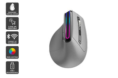Kogan MX Vertical Rechargeable Wireless Ergonomic Mouse – Brand New, Sealed