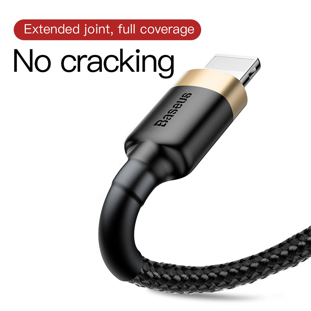 Baseus Cafule Fast Charge USB Data Charging Cable for iPhone 2M