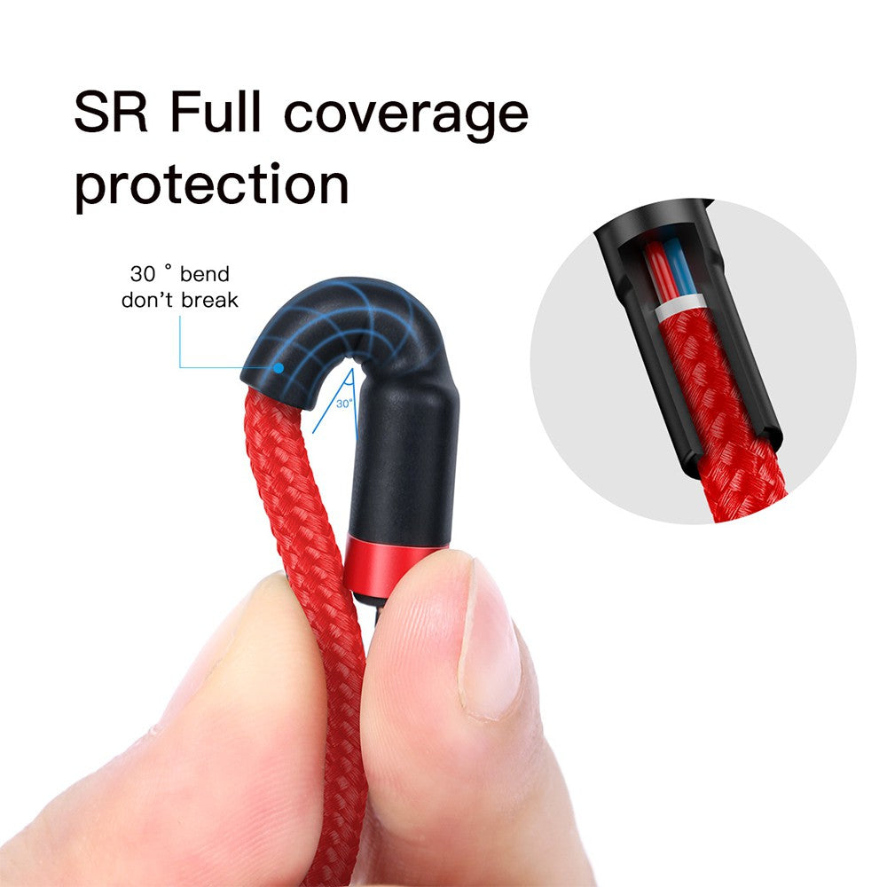 Baseus Cafule PD2.0 60W Flash Charging Type-C to Type-C Cable (20V 3A) 2m Compatible for iPhone 15 Series