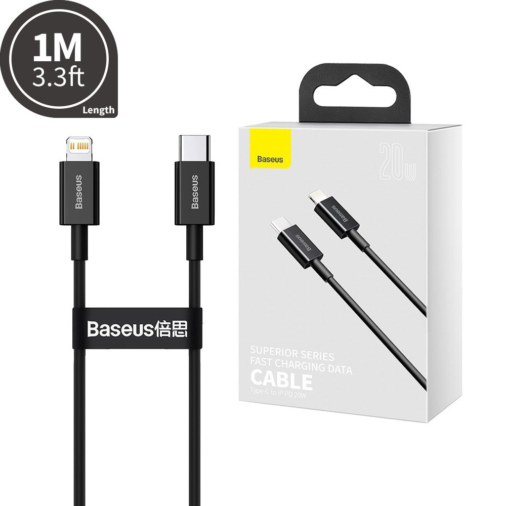 Baseus Superior Series Fast Charging Data Cable Type-C to iP PD 20W 1M