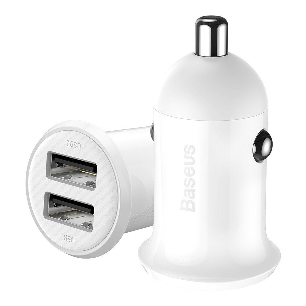 Baseus Grain Pro Car Charger (Dual USB 4.8A)