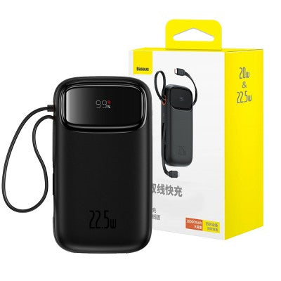 Baseus Qpow2 Dual-Cable Digital Display Fast Charge Power Bank 20000mAh 22.5W