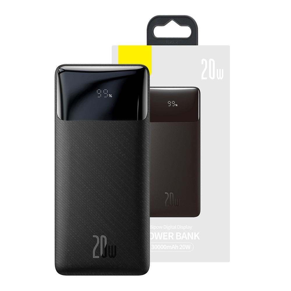 Baseus Bipow Digital Display Fast Charge Power Bank 30000mAh 20W PPBD050401