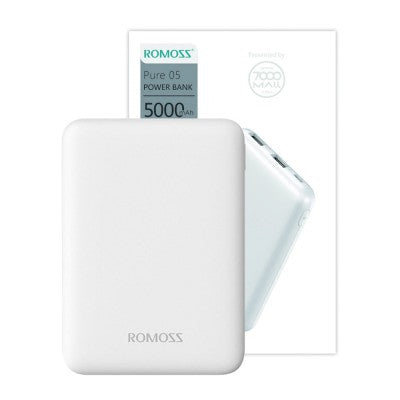 Romoss Pure05 5000mAh Power Bank-White
