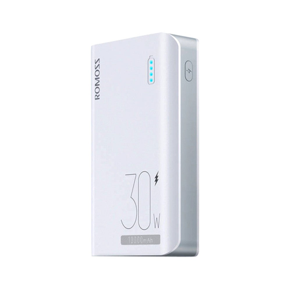 Romoss Sense4S Pro 30W 10000mAh Powe Bank Two-way Fast Charging Power Bank Type-C 3 Input 3 Output-White
