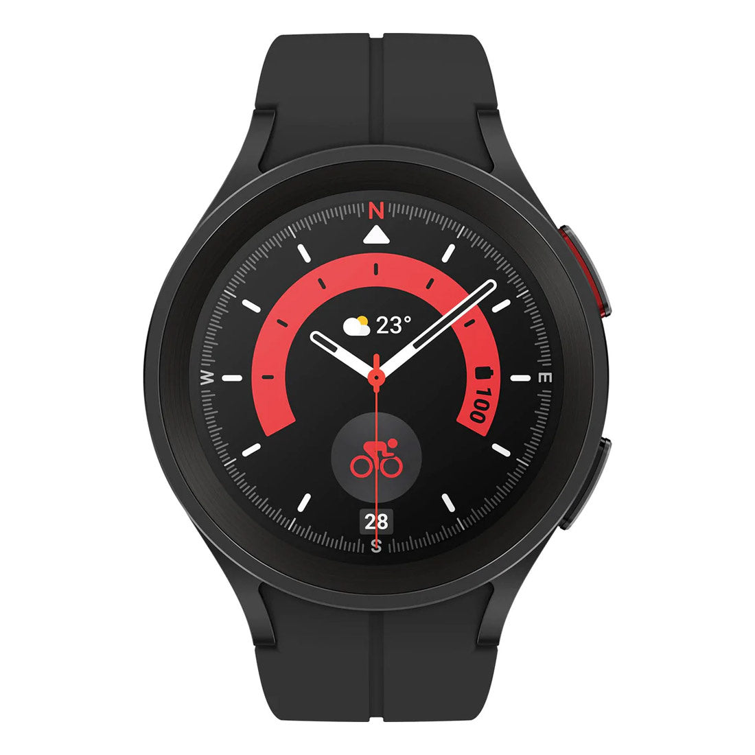 Samsung Galaxy Watch5 Pro (44mm, Bluetooth + Wi-Fi + LTE) – Black Titanium – Grade B – Pre-Loved