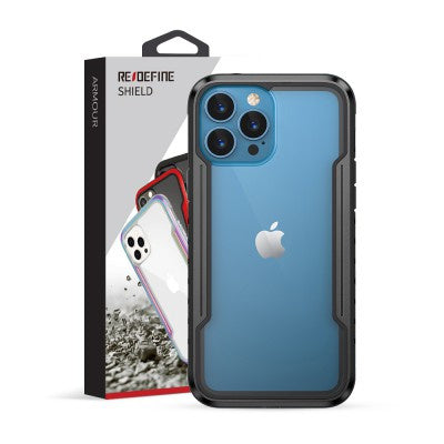 Re-Define Shield Shockproof Heavy Duty Armor Case Cover for iPhone 13 Pro – Black