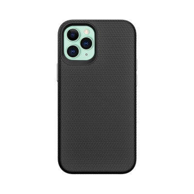 Rhinos Rugged Shockproof Case Cover for iPhone 12 / 12 Pro (6.1'') (Black)