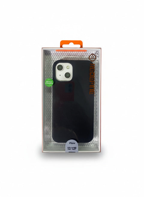 Liquid Silicone Case Cover for iPhone 12 / 12 Pro (6.1") – Black