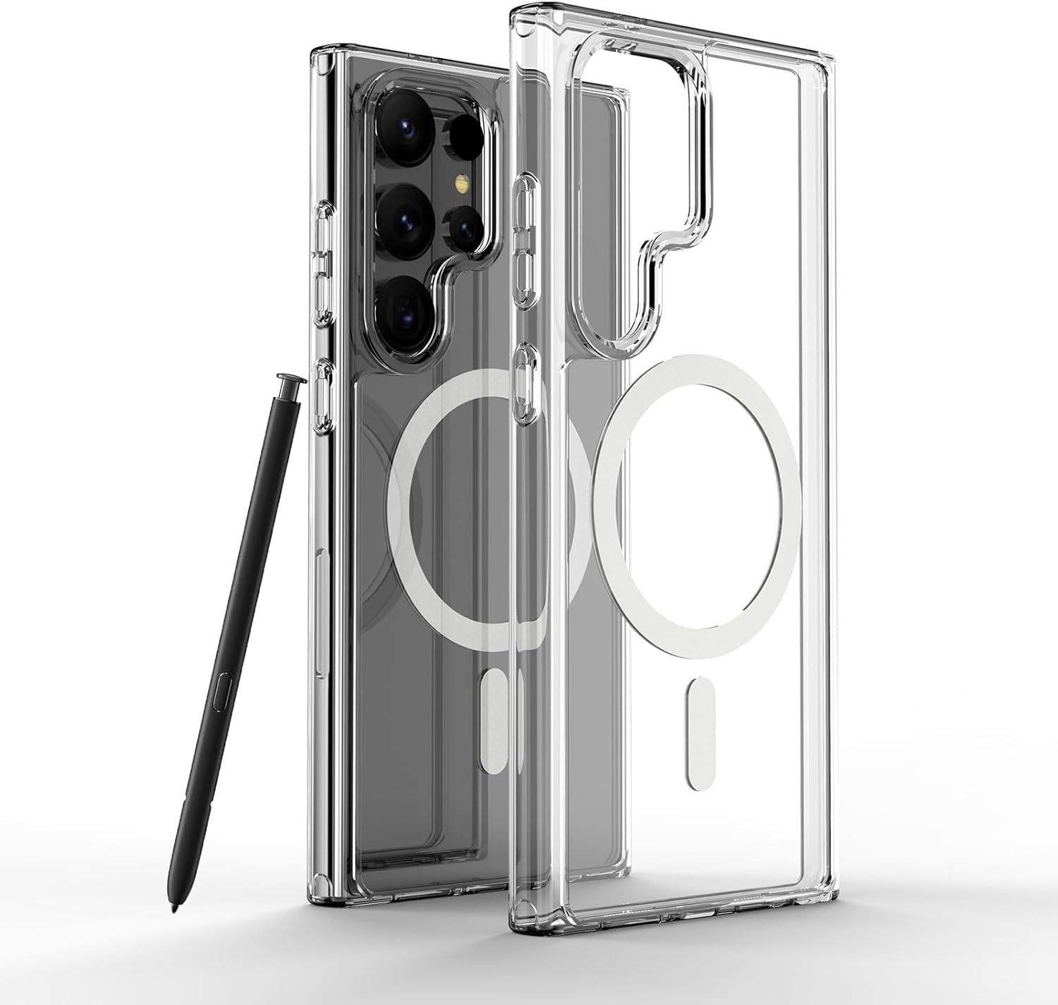 Samsung Galaxy S24 Ultra Clear Case with MagSafe,vbMagnetic (Clear)