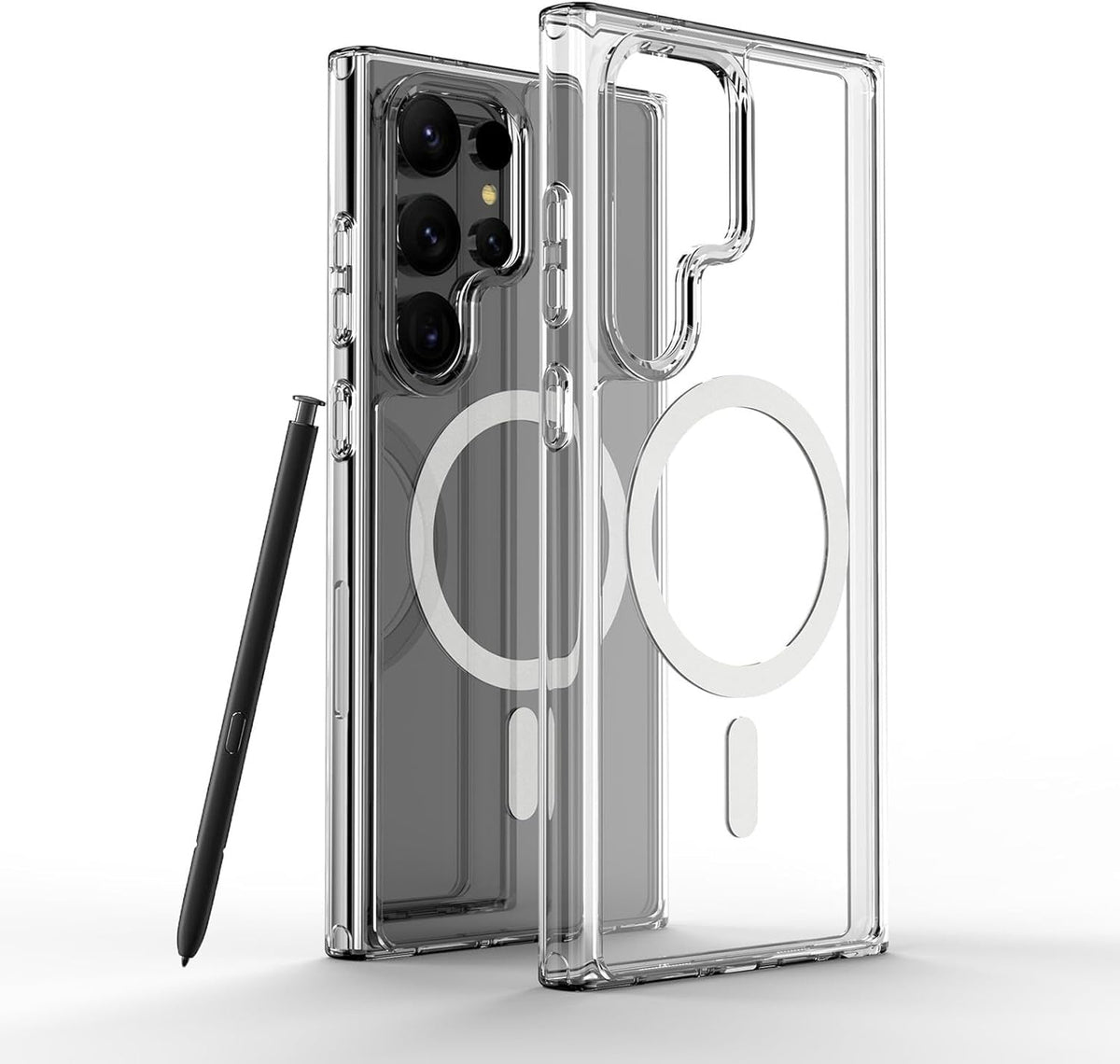 Samsung Galaxy S24 Ultra Clear Case with MagSafe,vbMagnetic (Clear)