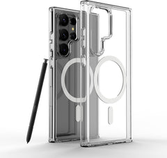 Samsung Galaxy S24 Ultra Clear Case with MagSafe,vbMagnetic (Clear)