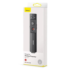 Baseus Orange Dot Wireless Presenter (Red Laser) - Grey