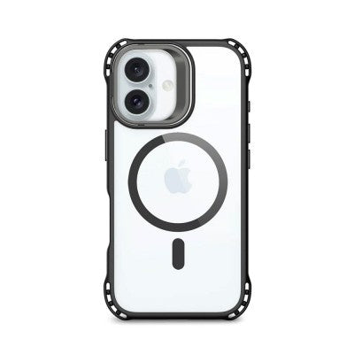 iPhone 16 REDEFINE Rebound Drop Protection Case Cover With Magnetic Ring (Black)