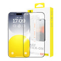 Tempered Glass Screen Protector for iPhone 15 Pro – 9H Hardness, Bubble-Free Installation