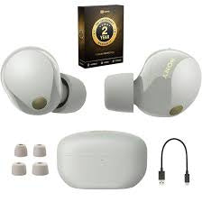 Sony WF-1000XM5 True Wireless Noise Cancelling Earbuds - Silver (Pre-Owned, Fully Functional)