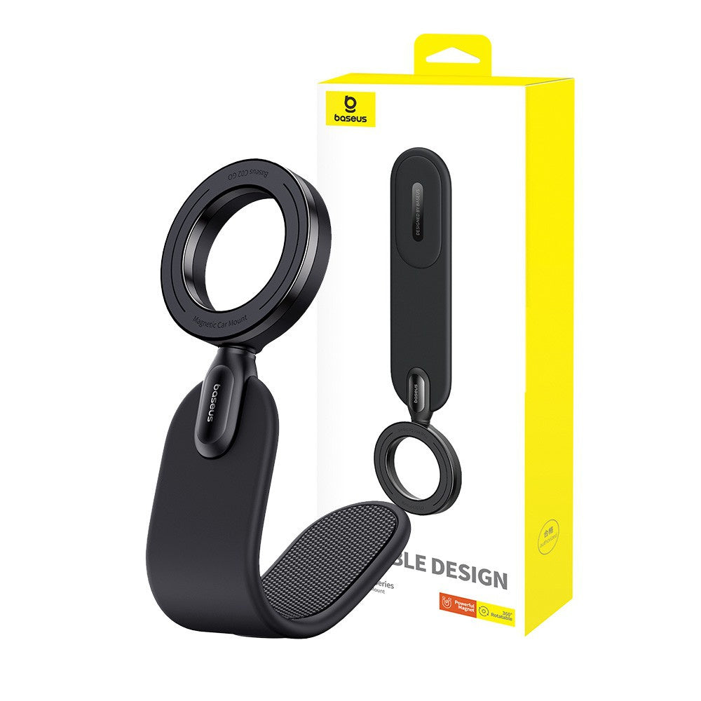 Baseus C02 Go Series Magnetic Car Phone Holder Mount-Cluster Black