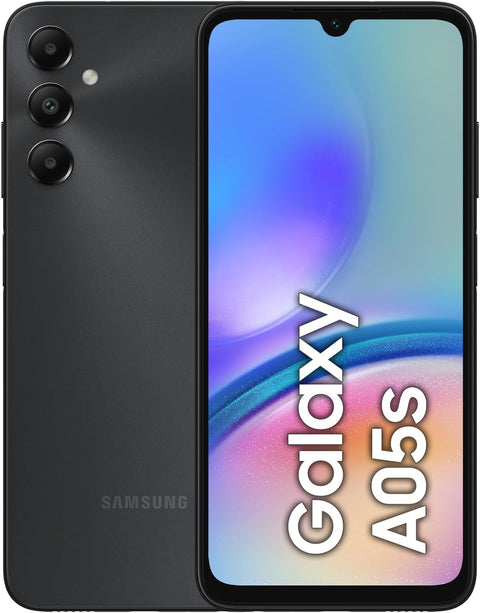 Samsung Galaxy A05s Smartphone, 4GB RAM, 64GB Storage, 50MP Camera, 5000 mAh Battery, Unlocked Android Phone, Black