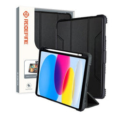 Armor Shockproof Smart Flip Case Cover – iPad 2022–2025 -Black