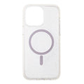 Ultimake Glitter Shockproof Transparent Case with Magnetic Ring for iPhone 13 / 14