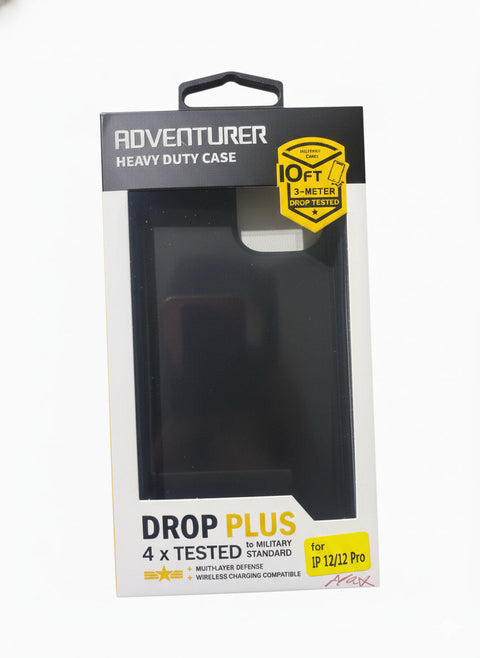 Adventurer Heavy Duty Drop Plus Case for iPhone 12 / 12 Pro – Black