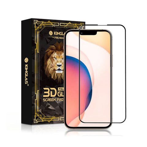 Kinglas 3D Full Coverage Glass Screen Protector for Samsung Galaxy S23 Ultra – New
