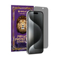 iPhone 15 / 15 Pro / 16 Kinglas Privacy Tempered Glass Screen Protector