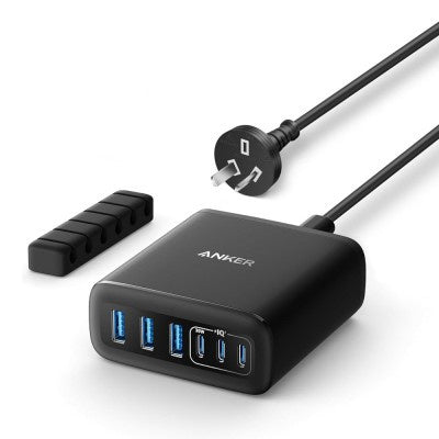 Anker 112W 6-Port USB-C/USB-A Desktop Charger