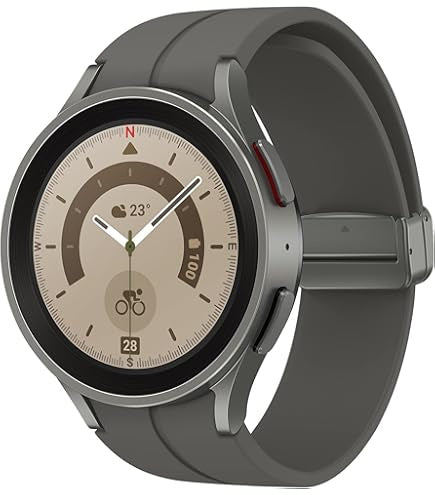 Samsung Galaxy Watch5 Pro (45mm, Bluetooth + Wi-Fi + LTE) – Grey Titanium – Grade B – Pre-Loved