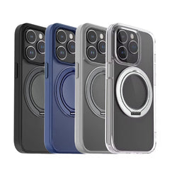 REDEFINE Multi-functional 360° Rotating Stand Case for iPhone 16 Pro Max （Grey）