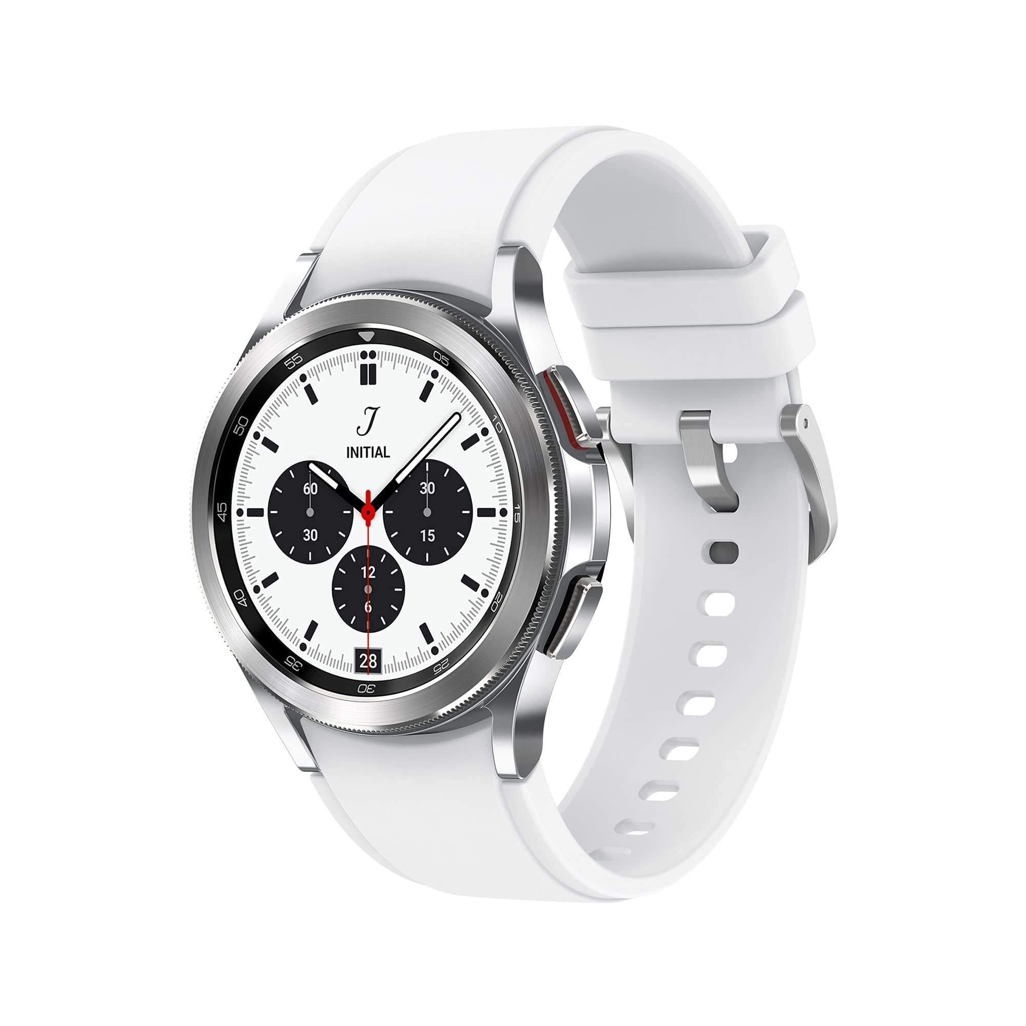 Samsung Galaxy Watch4 Classic (42mm, Bluetooth + Wi-Fi + LTE) – Silver – Grade B – Pre-Loved