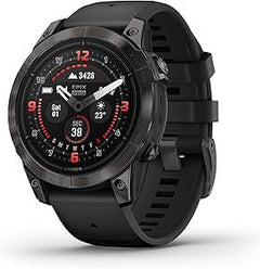 Garmin Epix Pro Gen 2 Sapphire Watch (47mm, Carbon Grey DLC Titanium with Black Band) – Refurbished