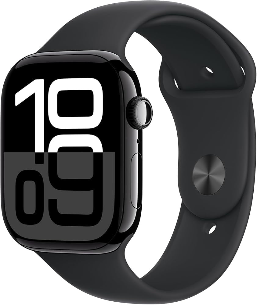 Apple Watch Series 10 Jet Black Aluminium Case GPS (Black, 46mm, M/L) – Opened Box, Unused