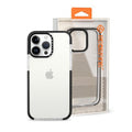 Transparent Candy Color Frame Shockproof Cover Case for iPhone 13 Pro – Black Frame