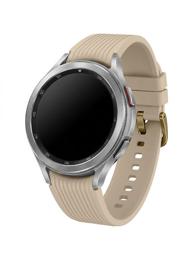Samsung Galaxy Watch 46mm LTE GPS SM-R815 Stainless Steel Smartwatch – Used (Pink Bands)