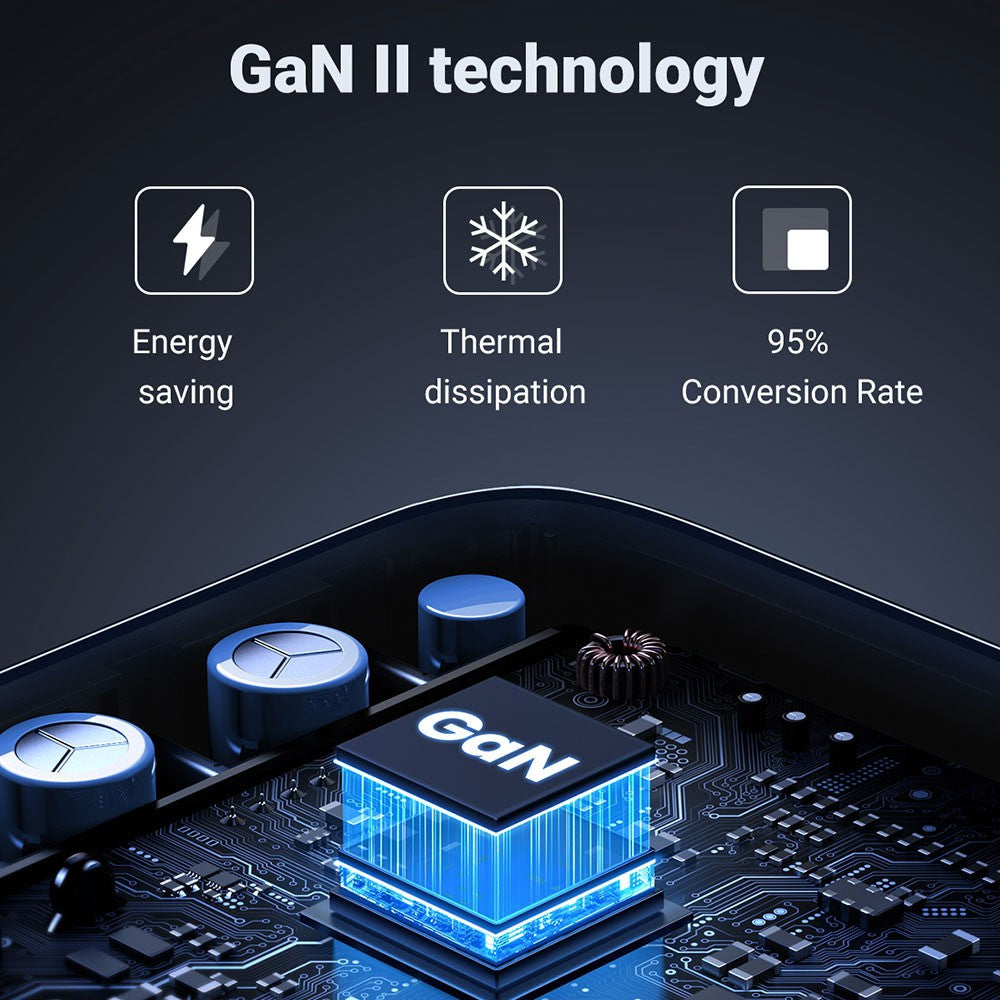 UGREEN CD328 Nexode 100W 4-Port PD GaN Fast Charger (3 x USB-C, 1 x USB-A)