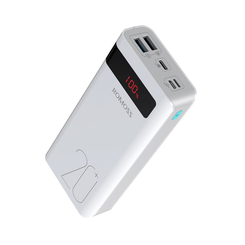 Romoss Sense 6PS+ 18W 20000mAh Super Fast Charge Power Bank-White
