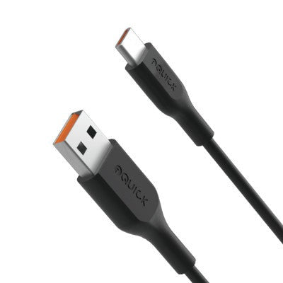 iQuick PVC USB-A to USB-C Fast-Charging Cable – 1 m