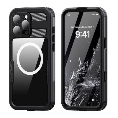 iPhone 16 Pro Redpepper Dot+ IP68 Waterproof Case Cover with Magnetic Ring