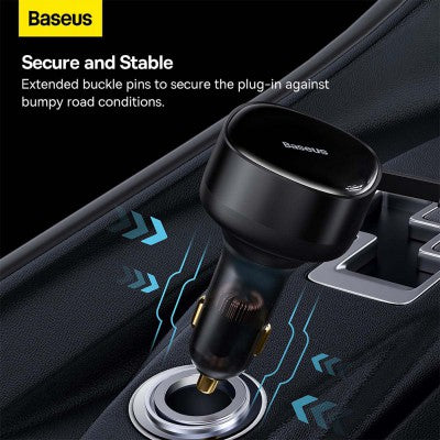 Baseus Enjoyment Retractable 2-in-1 Car Charger C+C 33W