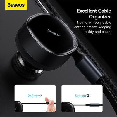 Baseus Enjoyment Retractable 2-in-1 Car Charger C+C 33W