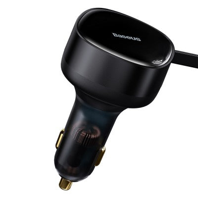 Baseus Enjoyment Retractable 2-in-1 Car Charger C+C 33W
