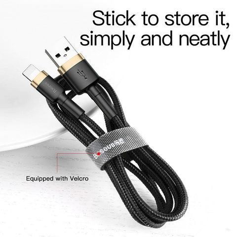 Baseus Cafule Fast Charge USB Data Charging Cable for iPhone 1M