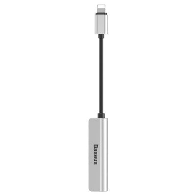 Baseus 3-in-1 iP Male to Dual iP & 3.5mm Female Adapter L52
