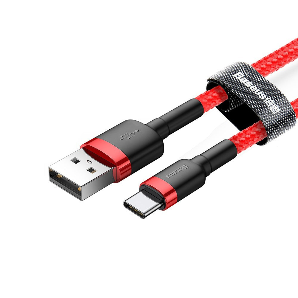 Baseus Cafule Cable USB For Type-C 3A 0.5m Compatible for iPhone 15 Series